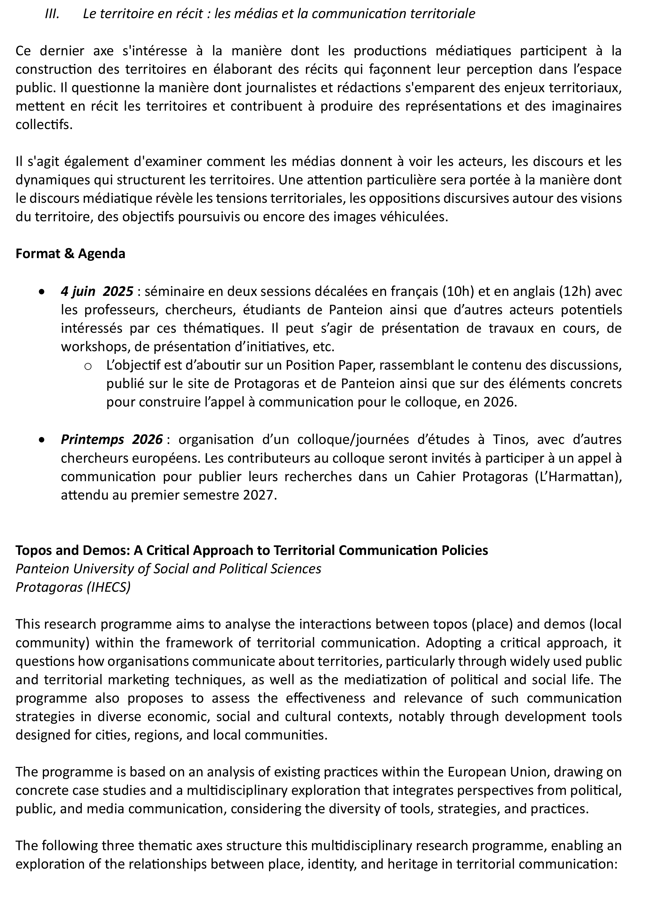 Topos et demos 3